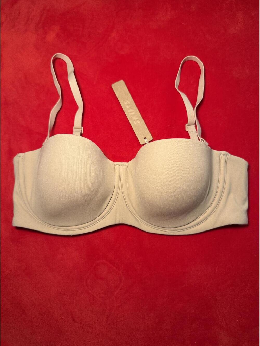 Skims Fits Everybody Strapless Bra Color Clay Size 34C